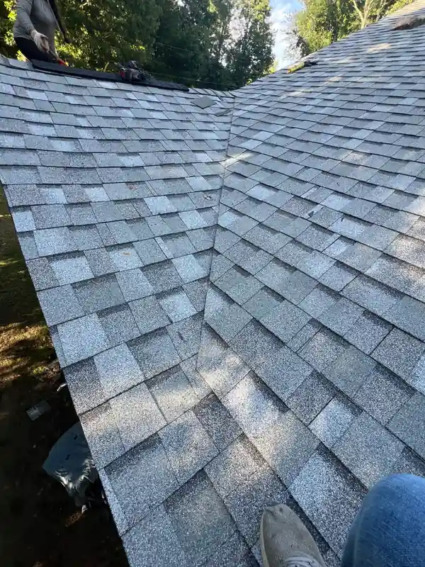 The new valley woven in architectural shingle
